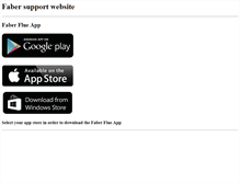 Tablet Screenshot of fabersupport.com